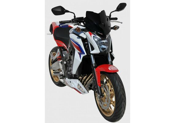 ERMAX ΖΕΛΑΤΊΝΑ HONDA CB 650F 2014-2016 ΚΟΝΤΉ 28CM ΣΚΟΎΡΟ ΦΙΜΈ