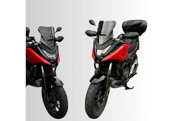 ERMAX ΖΕΛΑΤΊΝΑ HONDA NC 750X 2025-2026 ΚΟΝΤΉ 37CM ΣΚΟΎΡΟ ΦΙΜΈ