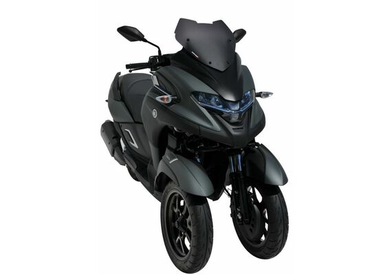 ERMAX ΖΕΛΑΤΊΝΑ YAMAHA TRICITY 300 2020-2024 ΚΟΝΤΉ 41CM ΣΚΟΎΡΟ ΦΙΜΈ