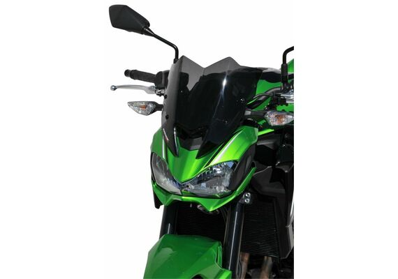 ERMAX ΖΕΛΑΤΊΝΑ KAWASAKI Z 900 2017-2019 ΚΟΝΤΉ 30CM ΣΚΟΎΡΟ ΦΙΜΈ