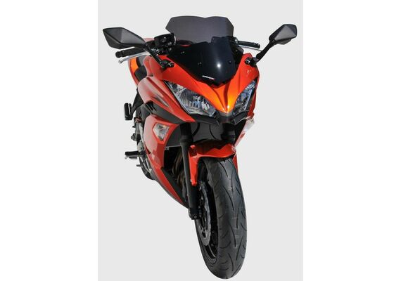 ERMAX ΖΕΛΑΤΊΝΑ KAWASAKI Z 650 2017-2019 ΚΟΝΤΉ 35CM ΣΚΟΎΡΟ ΦΙΜΈ