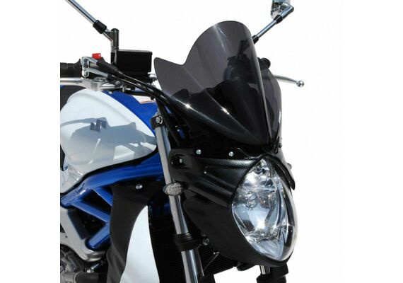ERMAX ΖΕΛΑΤΊΝΑ SUZUKI GLADIUS 650 2008-2015 ΚΟΝΤΉ 22CM ΣΚΟΎΡΟ ΦΙΜΈ