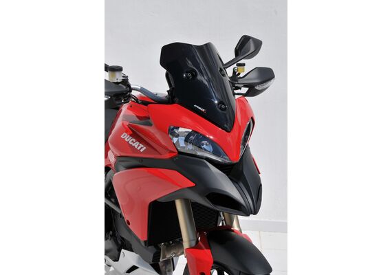 ERMAX ΖΕΛΑΤΊΝΑ DUCATI MULTISTRADA 1200 2010-2012 ΚΟΝΤΉ 38CM ΣΚΟΎΡΟ ΦΙΜΈ