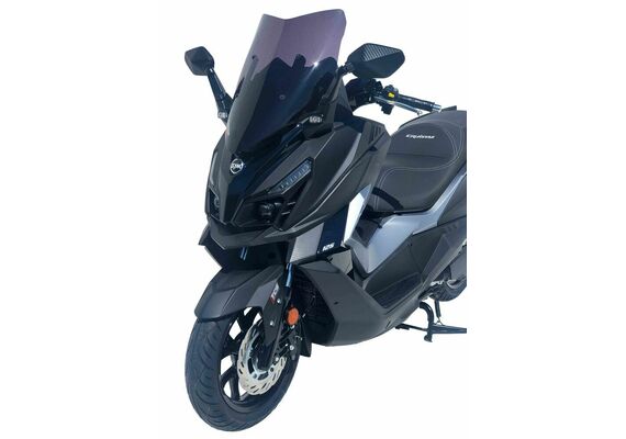 ERMAX ΖΕΛΑΤΊΝΑ SYM CRUISYM 300 2022-2024 ΚΟΝΤΉ 55CM ΣΚΟΎΡΟ ΦΙΜΈ