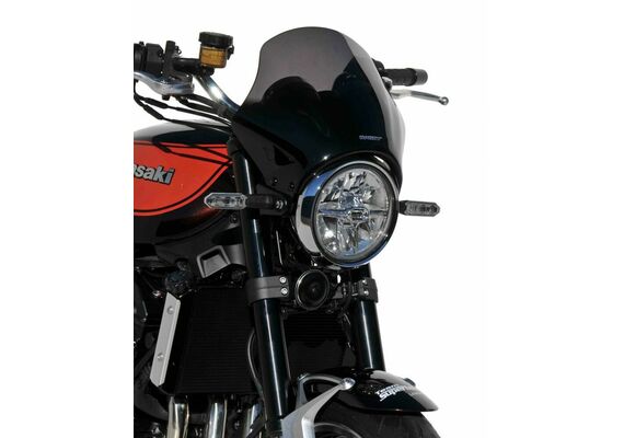 ERMAX ΖΕΛΑΤΊΝΑ NOSE KAWASAKI Z 900 RS 2018-2024 29CM ΣΚΟΎΡΟ ΦΙΜΈ