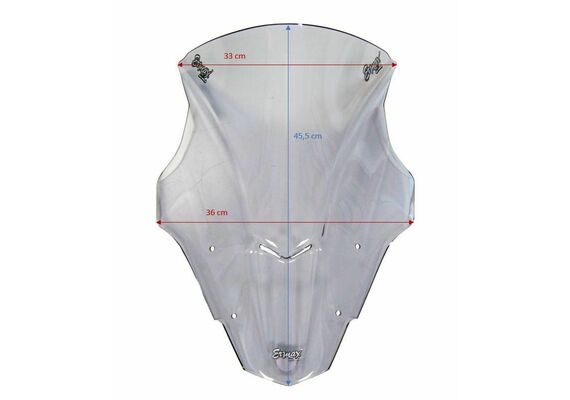 ERMAX ΖΕΛΑΤΊΝΑ SUZUKI GSX S 1000 GT 2022-2024 AEROMAX ΣΚΟΎΡΟ ΦΙΜΈ