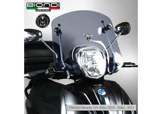 BIONDI ΖΕΛΑΤΊΝΑ PIAGGIO BEVERLY 300 350 2010-2020 ΚΟΝΤΉ 34X41CM ΕΛΑΦΡΏΣ ΦΙΜΈ