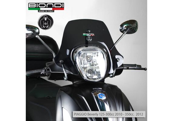 BIONDI ΖΕΛΑΤΊΝΑ WILD PIAGGIO BEVERLY 300 350 2010-2020 ΚΟΝΤΉ 34X41CM ΣΚΟΎΡΟ ΦΙΜΈ