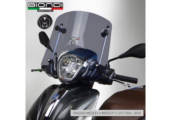 BIONDI ΖΕΛΑΤΊΝΑ PIAGGIO MEDLEY 125 150 2016-2019 ΚΟΝΤΉ 34X41CM ΕΛΑΦΡΏΣ ΦΙΜΈ