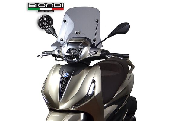 BIONDI ΖΕΛΑΤΊΝΑ PIAGGIO BEVERLY 300 400 HPE 2021-2024 45X46CM ΕΛΑΦΡΏΣ ΦΙΜΈ