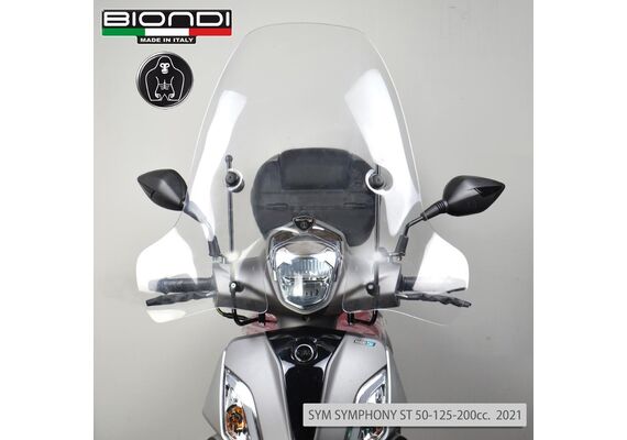 BIONDI ΖΕΛΑΤΊΝΑ SYM SYMPHONY ST 2021-2024 ΨΗΛΉ 69X70CM ΔΙΆΦΑΝΗ