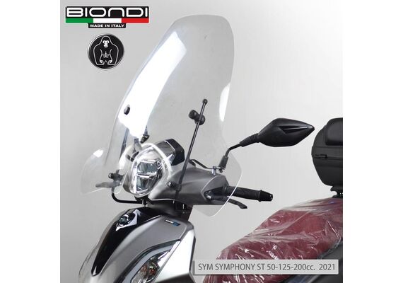 BIONDI ΖΕΛΑΤΊΝΑ SYM SYMPHONY ST 2021-2024 ΨΗΛΉ 69X70CM ΔΙΆΦΑΝΗ