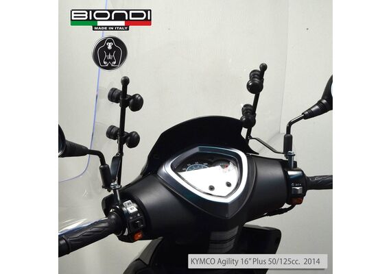 BIONDI KIT ΤΟΠΟΘΈΤΗΣΗΣ ΓΙΑ ΖΕΛΑΤΊΝΑ KYMCO AGILITY 16'' PLUS 125-150 2008