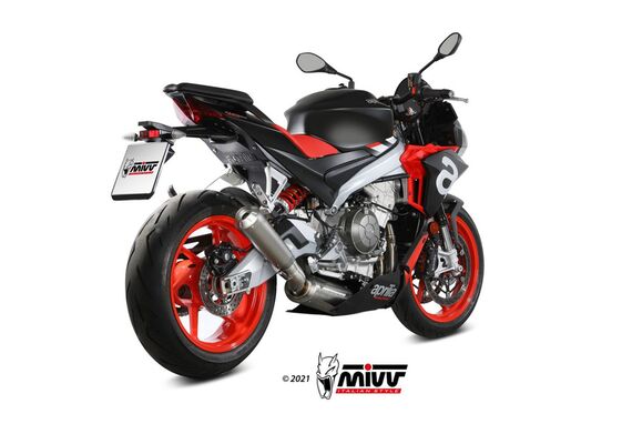 MIVV X-M1 ΟΛΌΣΩΜΗ ΕΞΆΤΜΙΣΗ APRILIA RS 660 TUONO 660 2020-2024 TITANIUM