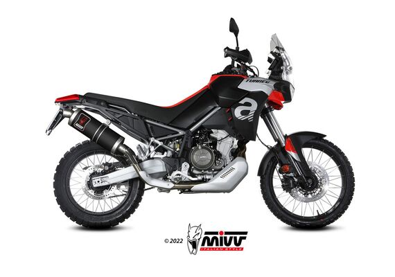 MIVV DAKAR ΤΕΛΙΚΌ ΕΞΆΤΜΙΣΗΣ APRILIA TUAREG 660 2022-2024 BLACK