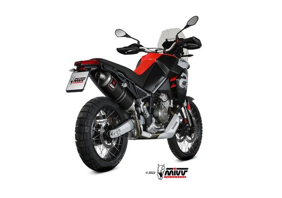 MIVV DAKAR ΤΕΛΙΚΌ ΕΞΆΤΜΙΣΗΣ APRILIA TUAREG 660 2022-2024 BLACK
