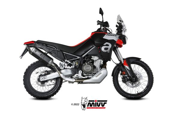 MIVV SPEED EDGE ΤΕΛΙΚΌ ΕΞΆΤΜΙΣΗΣ APRILIA TUAREG 660 2022-2024 BLACK