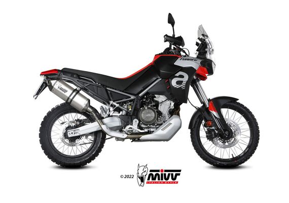 MIVV SPEED EDGE ΤΕΛΙΚΌ ΕΞΆΤΜΙΣΗΣ APRILIA TUAREG 660 2022-2024 TITANIUM
