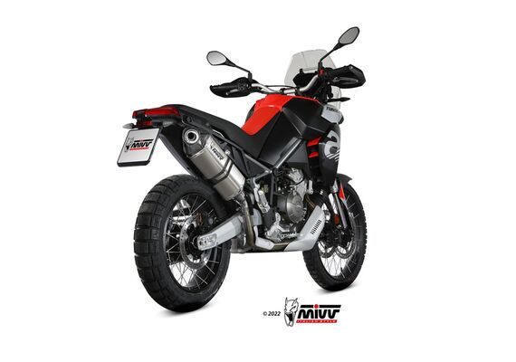 MIVV SPEED EDGE ΤΕΛΙΚΌ ΕΞΆΤΜΙΣΗΣ APRILIA TUAREG 660 2022-2024 TITANIUM