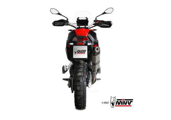 MIVV SPEED EDGE ΤΕΛΙΚΌ ΕΞΆΤΜΙΣΗΣ APRILIA TUAREG 660 2022-2024 TITANIUM