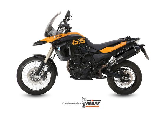 MIVV SPEED EDGE ΤΕΛΙΚΌ ΕΞΆΤΜΙΣΗΣ BMW F 800 GS F 650 GS 2008-2017 BLACK