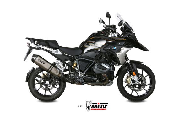 MIVV SPEED EDGE ΤΕΛΙΚΌ ΕΞΆΤΜΙΣΗΣ BMW R 1250 GS / ADVENTURE 2019-2023 TITANIUM