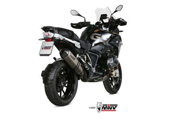 MIVV SPEED EDGE ΤΕΛΙΚΌ ΕΞΆΤΜΙΣΗΣ BMW R 1250 GS / ADVENTURE 2019-2023 TITANIUM
