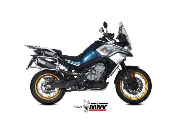 MIVV SPEED EDGE ΤΕΛΙΚΌ ΕΞΆΤΜΙΣΗΣ CF MOTO 800MT 2022-2024 BLACK