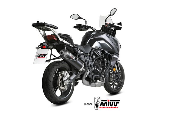 MIVV OVAL ΤΕΛΙΚΌ ΕΞΆΤΜΙΣΗΣ BENELLI TRK 702 X 2023-2024 BLACK