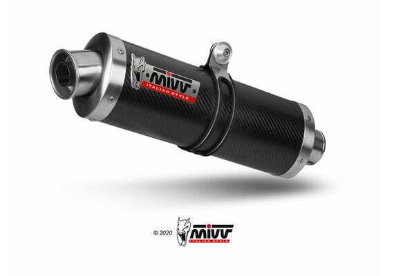 MIVV OVAL ΤΕΛΙΚΌ ΕΞΆΤΜΙΣΗΣ HONDA XRV 750 AFRICA TWIN 1993-2004 CARBON