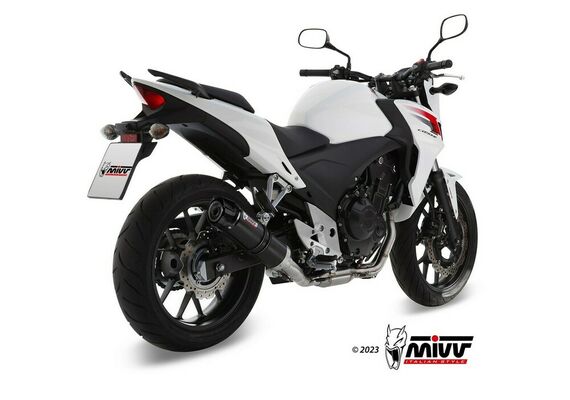 MIVV GP ΤΕΛΙΚΌ ΕΞΆΤΜΙΣΗΣ HONDA CB 500 F / X CBR 500R 2013-2015 BLACK
