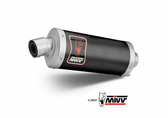 MIVV DAKAR ΤΕΛΙΚΌ ΕΞΆΤΜΙΣΗΣ HONDA XL750 TRANSALP 2023-2024 BLACK