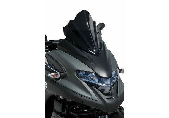 ERMAX ΖΕΛΑΤΊΝΑ YAMAHA TRICITY 300 2020-2024 ΚΟΝΤΉ HYPER 39CM ΣΚΟΎΡΟ ΦΙΜΈ