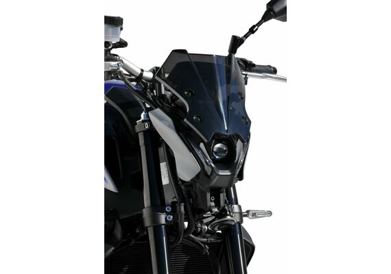 ERMAX ΖΕΛΑΤΊΝΑ YAMAHA MT 09 2021-2023 ΚΟΝΤΉ HYPER 22CM ΣΚΟΎΡΟ ΦΙΜΈ
