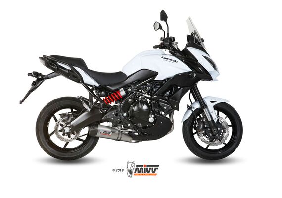 MIVV OVAL ΟΛΌΣΩΜΗ ΕΞΆΤΜΙΣΗ KAWASAKI VERSYS 650 2015-2021 TITANIUM