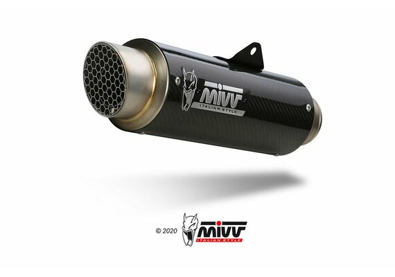 MIVV GPPRO ΤΕΛΙΚΌ ΕΞΆΤΜΙΣΗΣ KTM DUKE 125 390 RC 125 390 2017-2020 CARBON