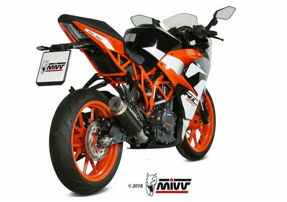 MIVV GPPRO ΤΕΛΙΚΌ ΕΞΆΤΜΙΣΗΣ KTM DUKE 125 390 RC 125 390 2017-2020 CARBON