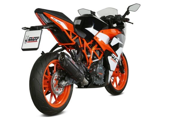 MIVV SUONO ΤΕΛΙΚΌ ΕΞΆΤΜΙΣΗΣ KTM DUKE 125 390 RC 125 390 2017-2020 BLACK