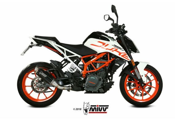 MIVV GPPRO ΤΕΛΙΚΌ ΕΞΆΤΜΙΣΗΣ KTM DUKE 125 390 RC 125 390 2017-2020 BLACK