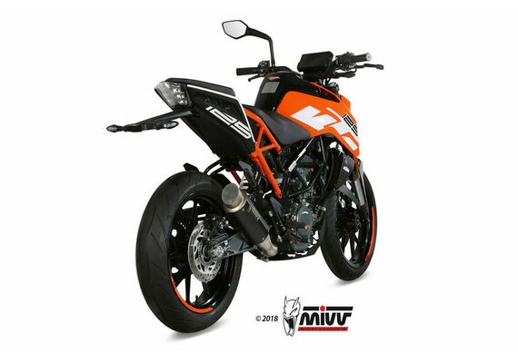 MIVV GPPRO ΤΕΛΙΚΌ ΕΞΆΤΜΙΣΗΣ KTM DUKE 125 390 RC 125 390 2017-2020 BLACK