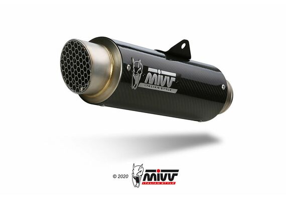 MIVV GPPRO ΤΕΛΙΚΌ ΕΞΆΤΜΙΣΗΣ KTM DUKE 125 390 2021-2023 CARBON