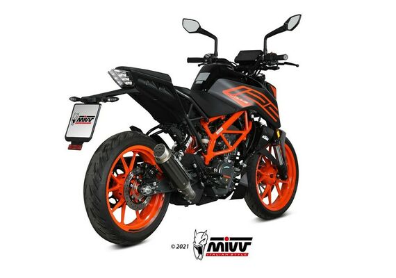 MIVV GPPRO ΤΕΛΙΚΌ ΕΞΆΤΜΙΣΗΣ KTM DUKE 125 390 2021-2023 CARBON