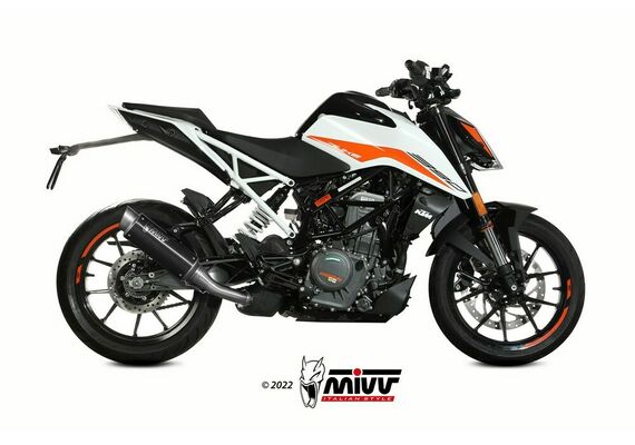 MIVV GPPRO ΤΕΛΙΚΌ ΕΞΆΤΜΙΣΗΣ KTM DUKE 125 390 2021-2023 BLACK
