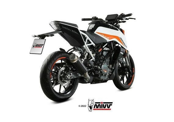 MIVV GPPRO ΤΕΛΙΚΌ ΕΞΆΤΜΙΣΗΣ KTM DUKE 125 390 2021-2023 BLACK
