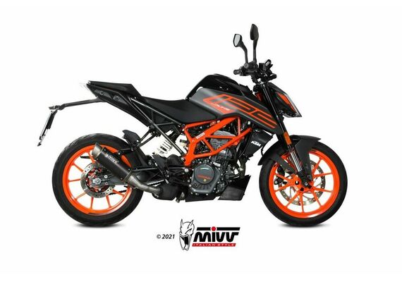 MIVV GPPRO ΤΕΛΙΚΌ ΕΞΆΤΜΙΣΗΣ KTM DUKE 125 390 2021-2023 BLACK