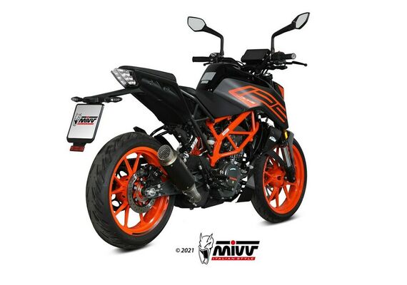 MIVV GPPRO ΤΕΛΙΚΌ ΕΞΆΤΜΙΣΗΣ KTM DUKE 125 390 2021-2023 BLACK