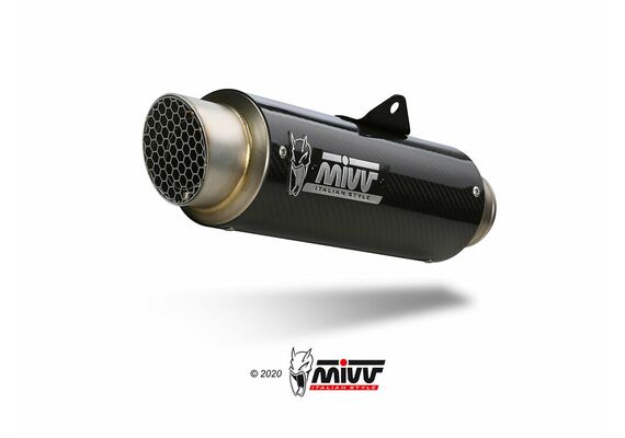 MIVV GPPRO ΤΕΛΙΚΌ ΕΞΆΤΜΙΣΗΣ KTM DUKE 390 2024-2025 CARBON