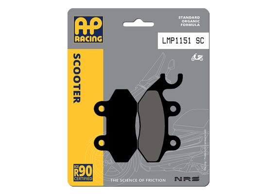 AP RACING ΤΑΚΆΚΙΑ ΕΜΠΡΌΣ SYM SYMPHONY ST 15-19 SYMPHONY SR CITYCOM 300 ΟΡΓΑΝΙΚΆ