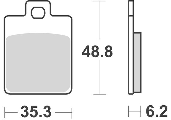 AP RACING ΤΑΚΆΚΙΑ ΠΊΣΩ SYM SYMPHONY ST 15-19 SYMPHONY SR ΟΡΓΑΝΙΚΆ