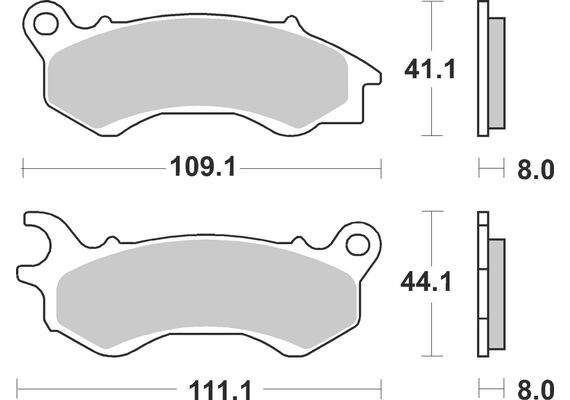 AP RACING ΤΑΚΆΚΙΑ ΕΜΠΡΌΣ HONDA PCX 125 150 2010-2017 ΟΡΓΑΝΙΚΆ